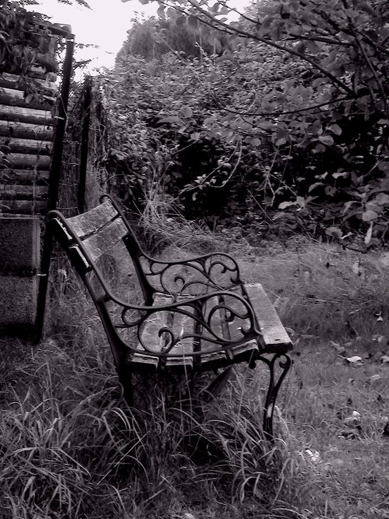 Hidden Places - Chair 2 b &amp; w photo